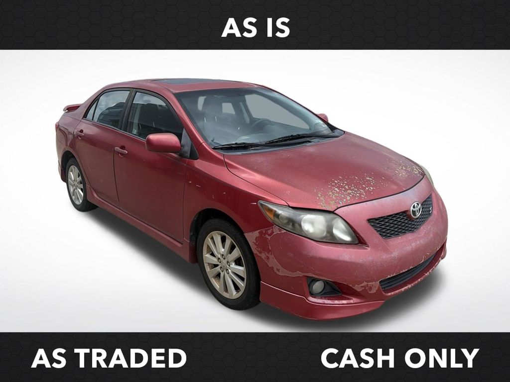 Barcelona Red Metallic 2010 Toyota Corolla Sedan Front-Wheel Drive 4-Speed Automatic