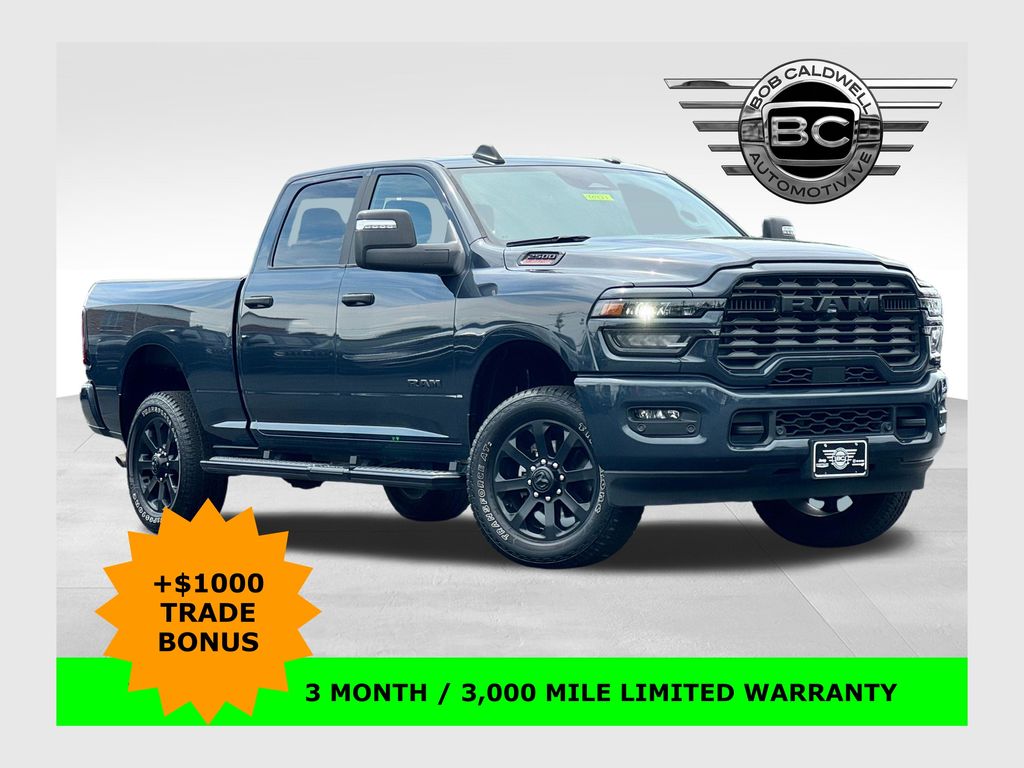Forged Blue Metallic 2025 RAM 2500 Big Horn Crew Cab 4WD Pickup Truck Four-Wheel Drive 8-Speed Automatic