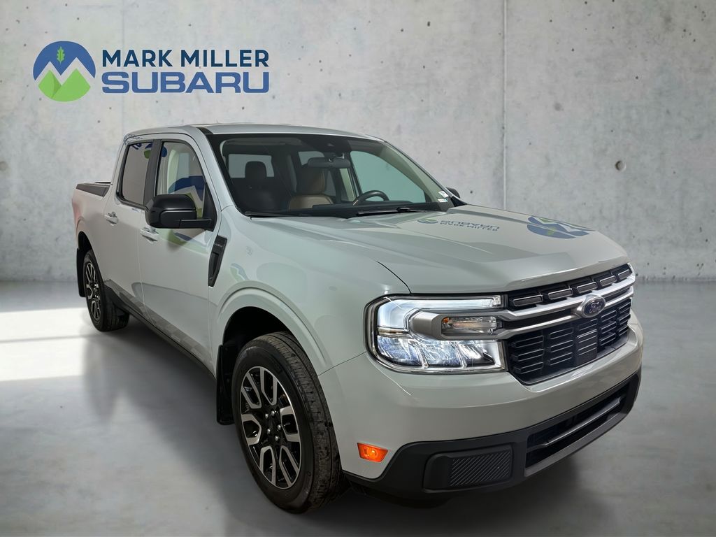 Cactus Gray 2024 Ford Maverick Lariat SuperCrew AWD Pickup Truck All-Wheel Drive 8-Speed Automatic