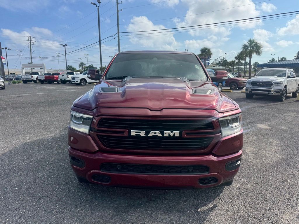 Red (Maroon) 2021 RAM 1500 Pickup Truck Four-Wheel Drive 8-Speed Automatic