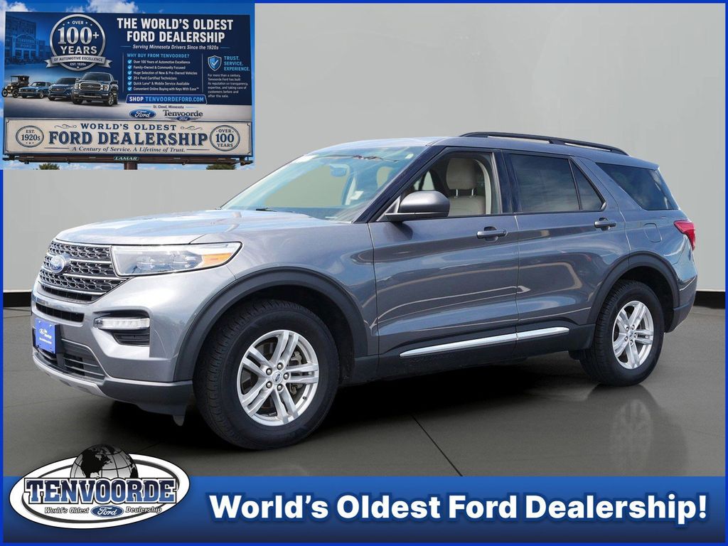 Carbonized Gray Metallic 2023 Ford Explorer SUV / Crossover All-Wheel Drive Automatic