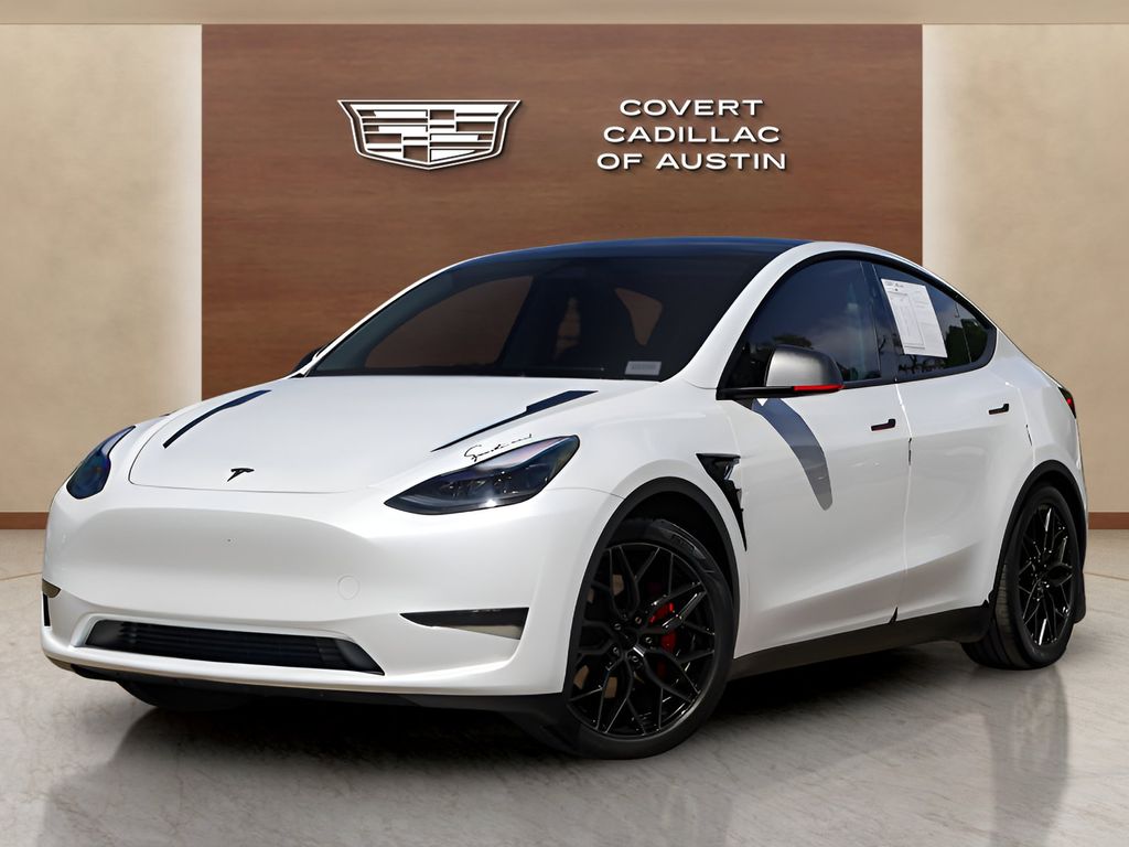White 2024 Tesla Model Y Performance AWD SUV / Crossover All-Wheel Drive 1-Speed Automatic