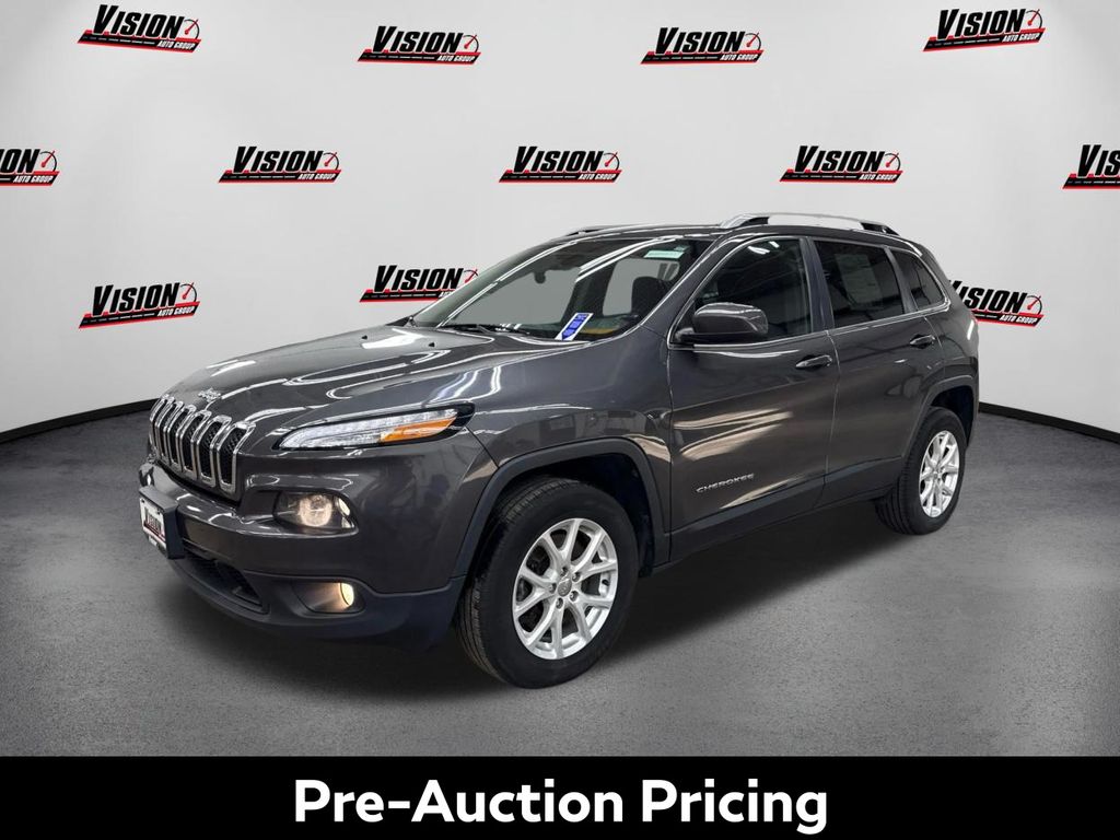 Gray (Granite Crystal Metallic Clearcoat) 2016 Jeep Cherokee Latitude 4WD SUV / Crossover Four-Wheel Drive 9-Speed Automatic