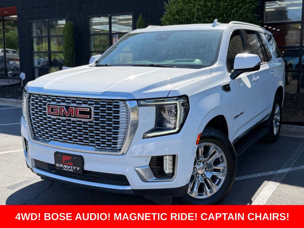 Summit White 2023 GMC Yukon SUV / Crossover Four-Wheel Drive