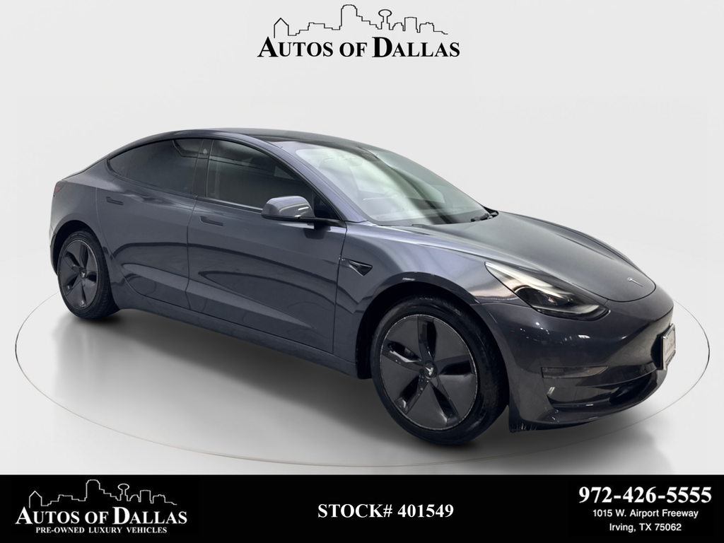 Gray 2023 Tesla Model 3 Sedan Rear-Wheel Drive 1-Speed Automatic