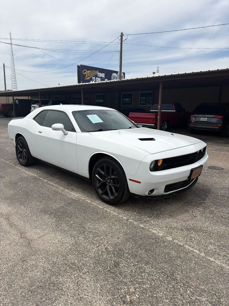 White Knuckle Clearcoat 2021 Dodge Challenger SXT RWD Coupe Rear-Wheel Drive 8-Speed Automatic