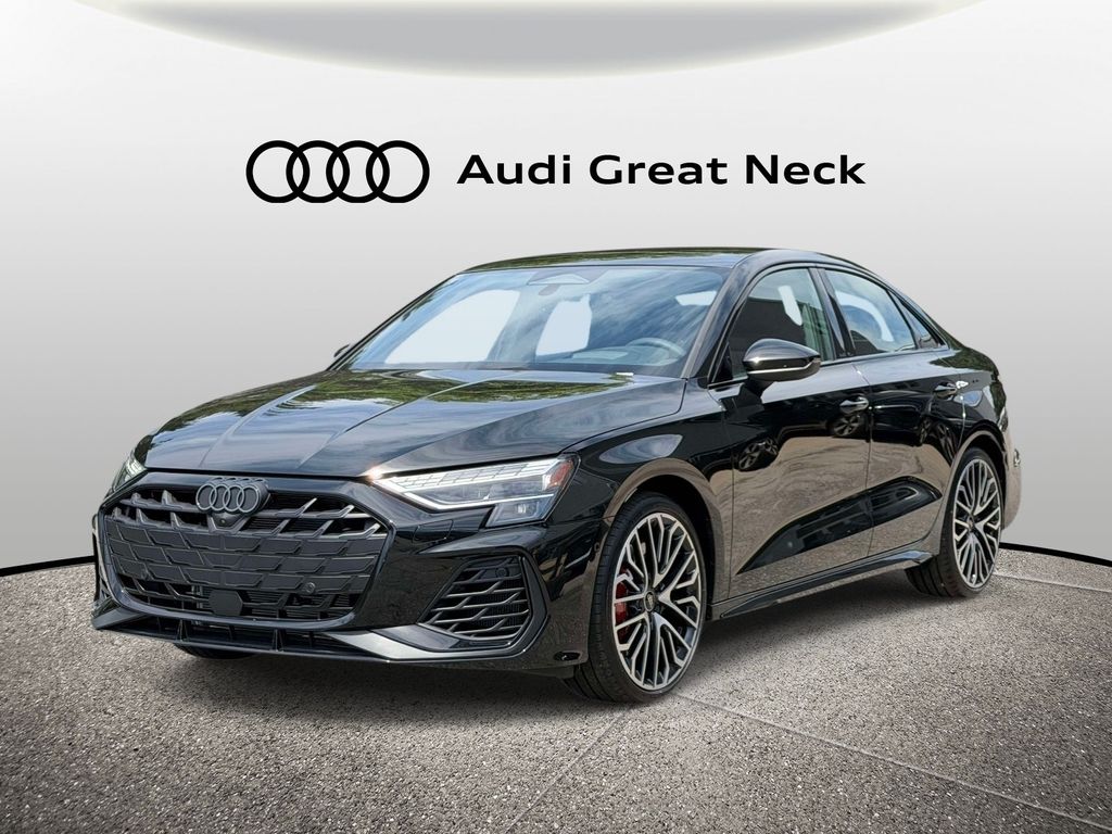 Black Metallic 2026 Audi S3 Sedan All-Wheel Drive 7-Speed Automatic