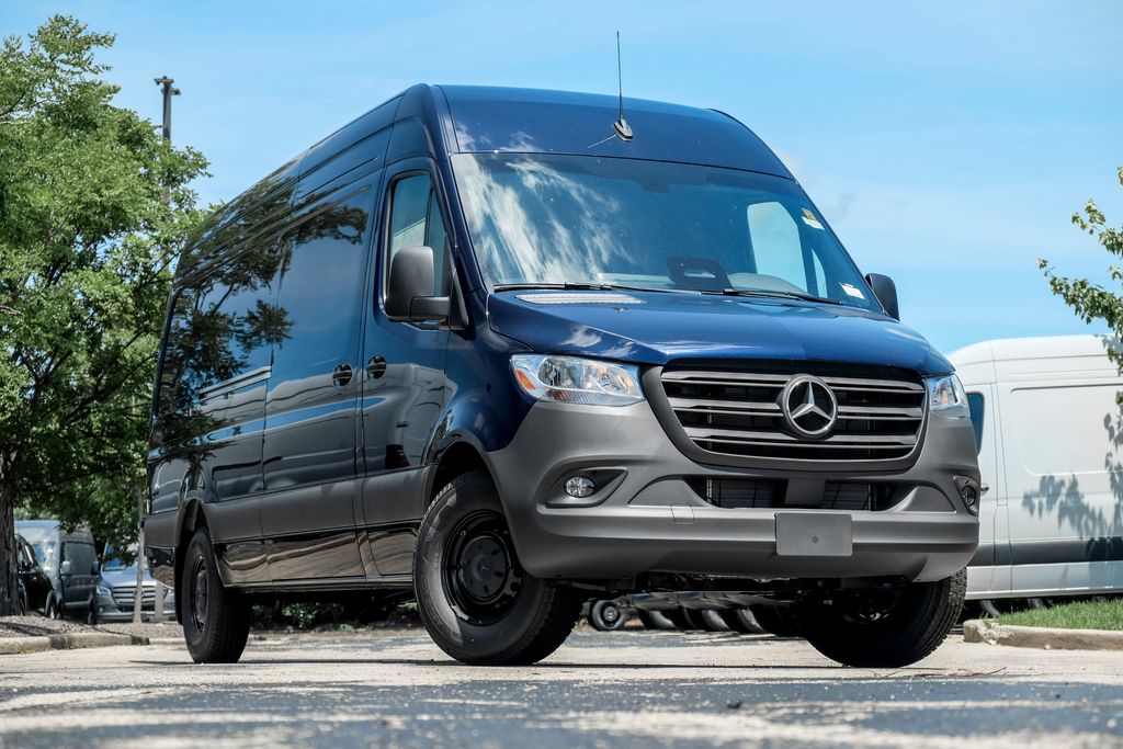 Blue 2026 Mercedes-Benz Sprinter Cargo Van Rear-Wheel Drive 9-Speed Automatic