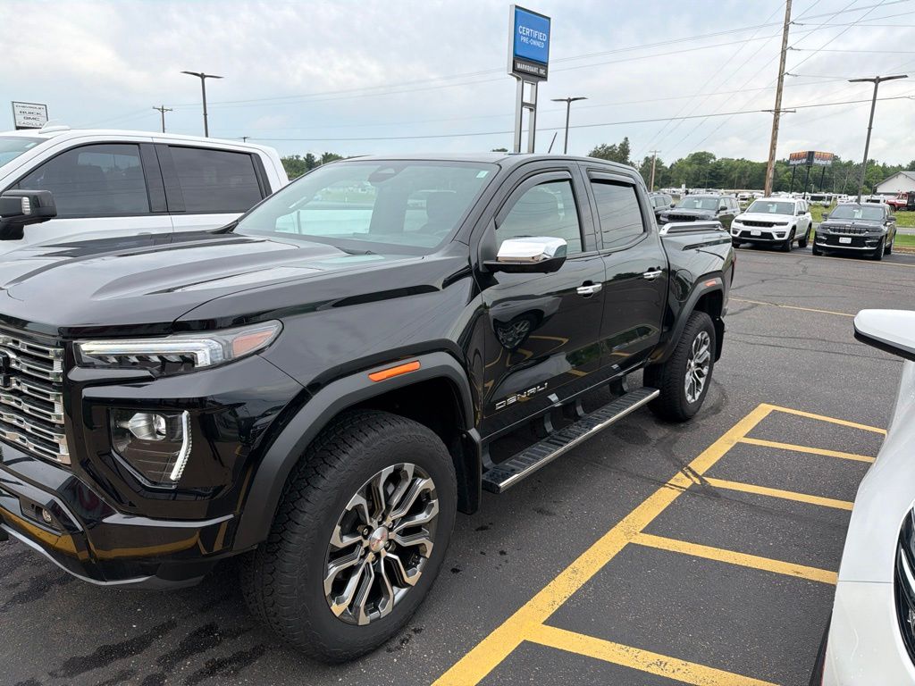 Onyx Black 2023 GMC Canyon Pickup Truck Four-Wheel Drive 8-Speed Automatic