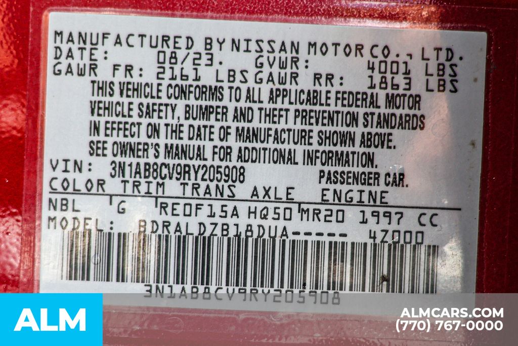 Used 2024 Red Nissan SV image 53