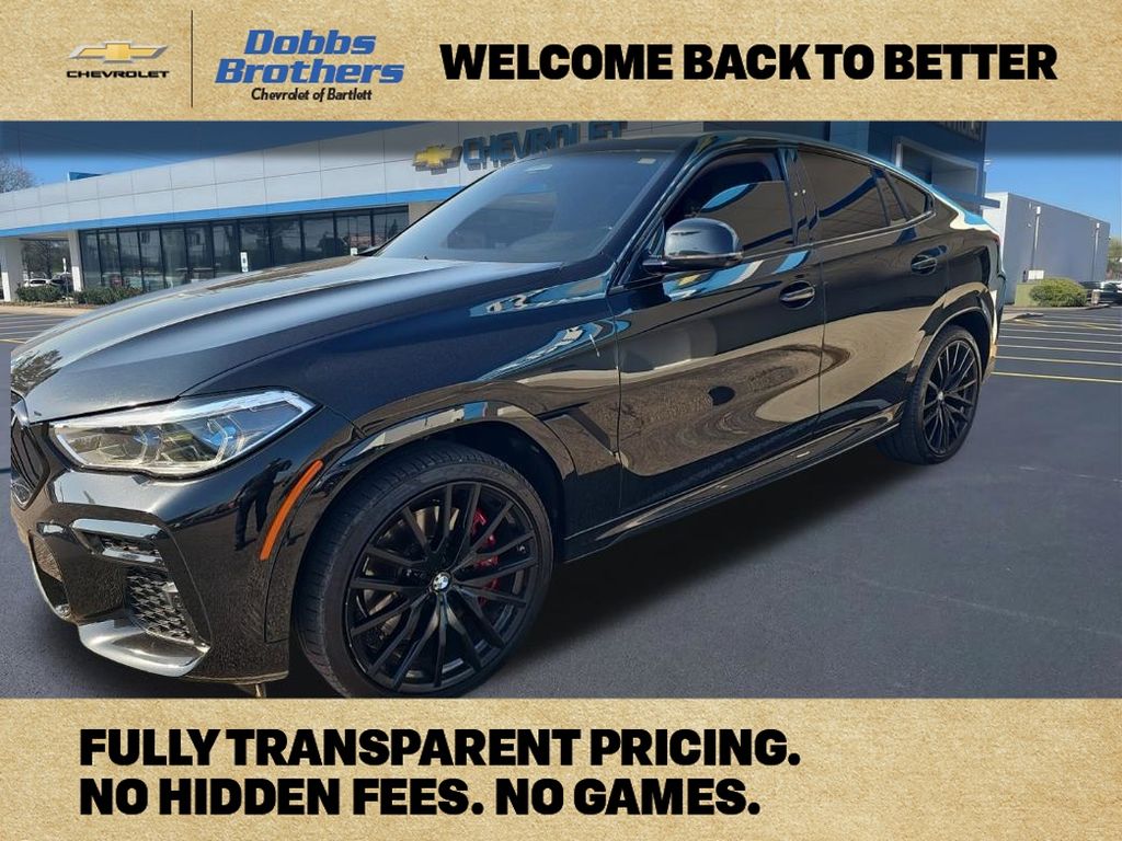 Black Sapphire Metallic 2022 BMW X6 SUV / Crossover All-Wheel Drive 8-Speed Automatic