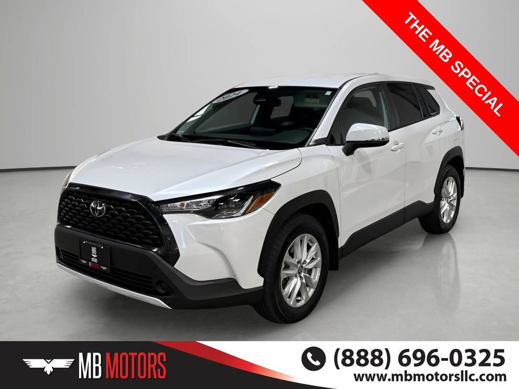 White 2024 Toyota Corolla Cross SUV / Crossover All-Wheel Drive Continuously Variable Transmission