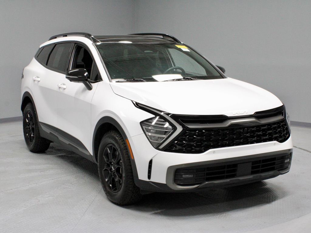 Glacial White Pearl 2023 Kia Sportage SUV / Crossover All-Wheel Drive 8-Speed Automatic