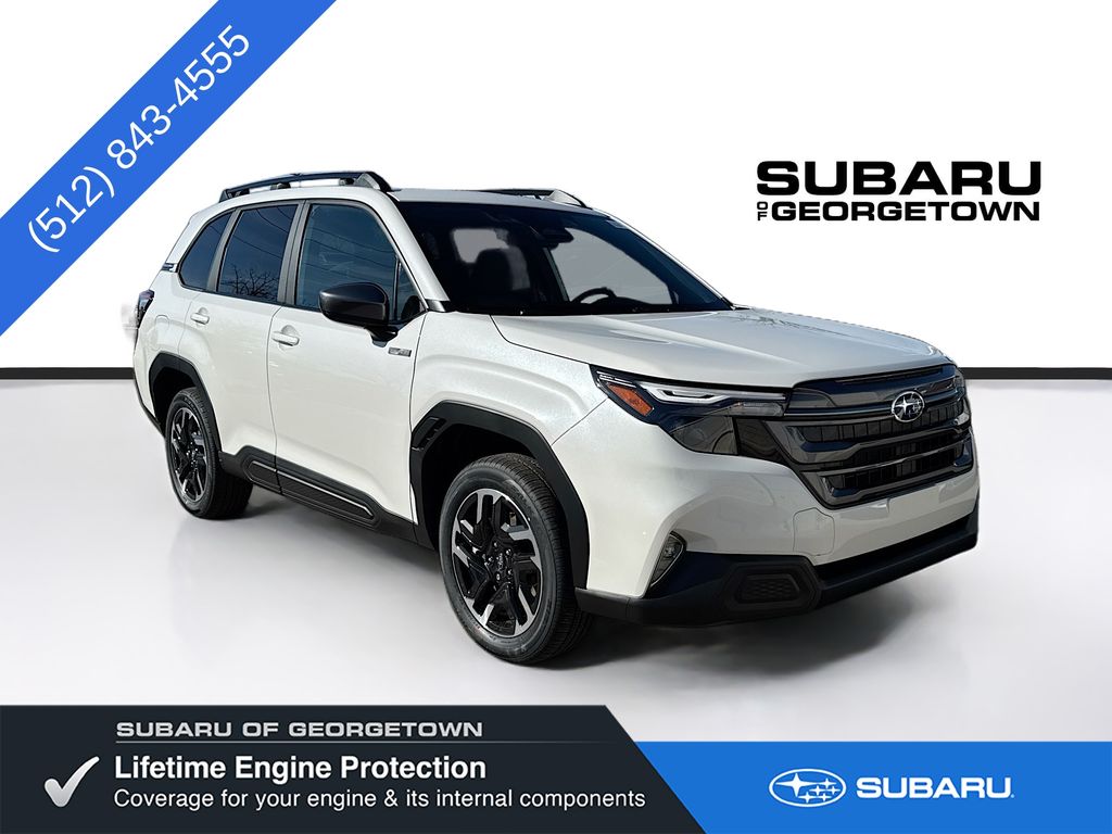 Crystal White Pearl 2026 Subaru Forester Hybrid SUV / Crossover All-Wheel Drive Continuously Variable Transmission