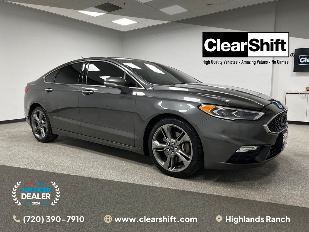 Gray (Magnetic) 2017 Ford Fusion Sedan All-Wheel Drive 6-Speed Automatic