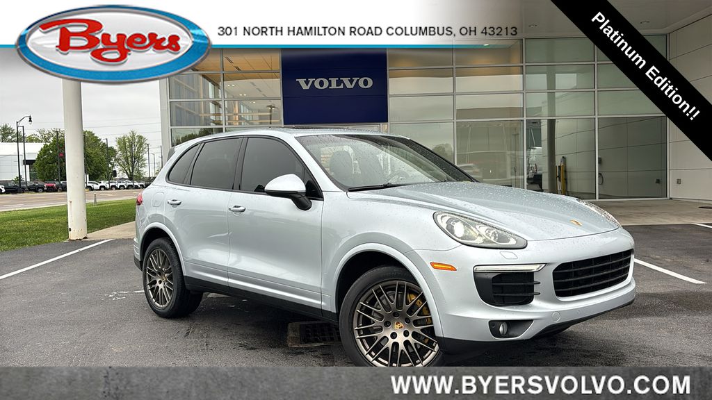 Rhodium Silver Metallic 2017 Porsche Cayenne Platinum Edition AWD SUV / Crossover All-Wheel Drive 8-Speed Automatic