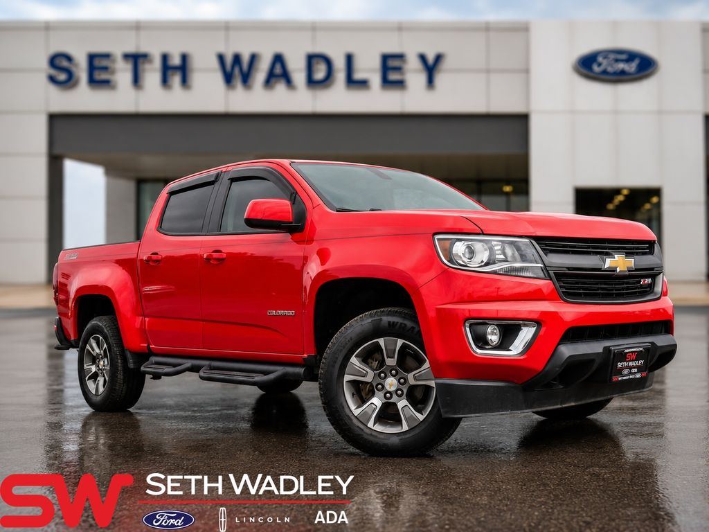 Red Hot 2018 Chevrolet Colorado Z71 Crew Cab 4WD Pickup Truck Four-Wheel Drive 8-Speed Automatic