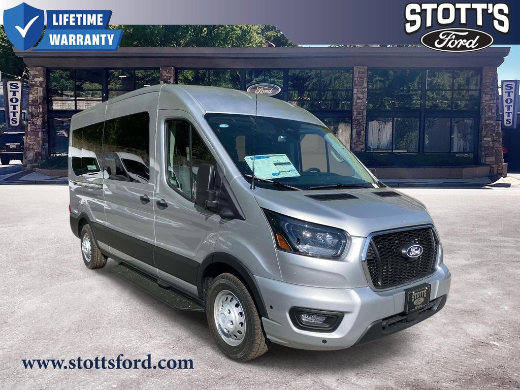 Ingot Silver Metallic 2026 Ford Transit Passenger Van All-Wheel Drive