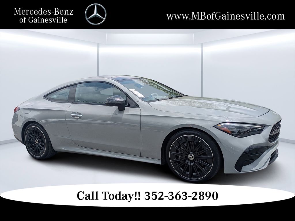 MANUFAKTUR Alpine Gray Metallic 2024 Mercedes-Benz CLE 300 4MATIC Coupe All-Wheel Drive 9-Speed Automatic