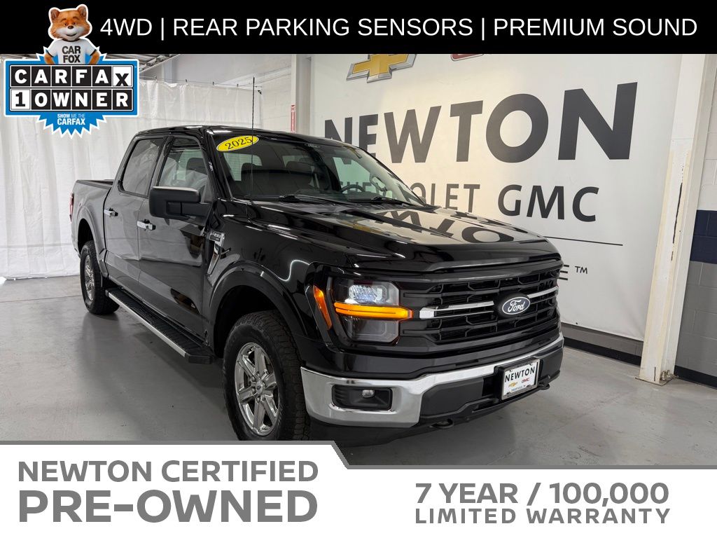 Black Metallic 2025 Ford F-150 Pickup Truck Four-Wheel Drive Automatic