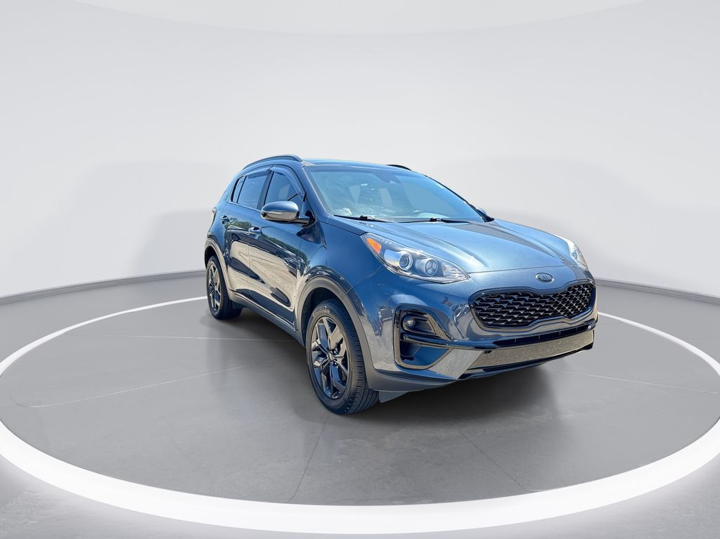 2022 Kia Sportage Nightfall Blue at Matthews Motors of Wilmington
