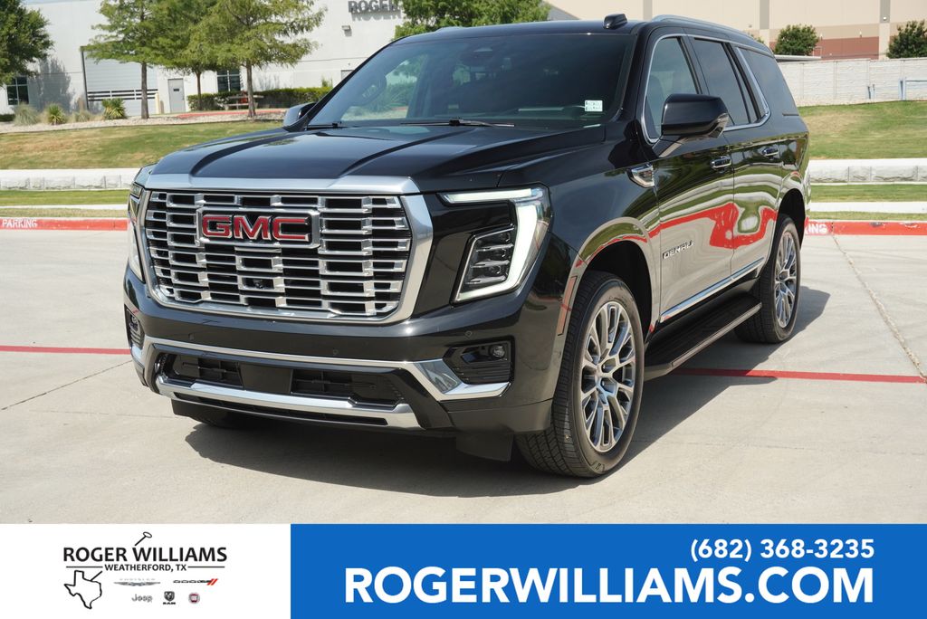 Onyx Black 2025 GMC Yukon SUV / Crossover Four-Wheel Drive