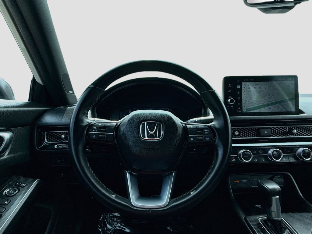 2025 Honda Civic Hybrid Sport Touring White at AutoSavvy Houston Southwest