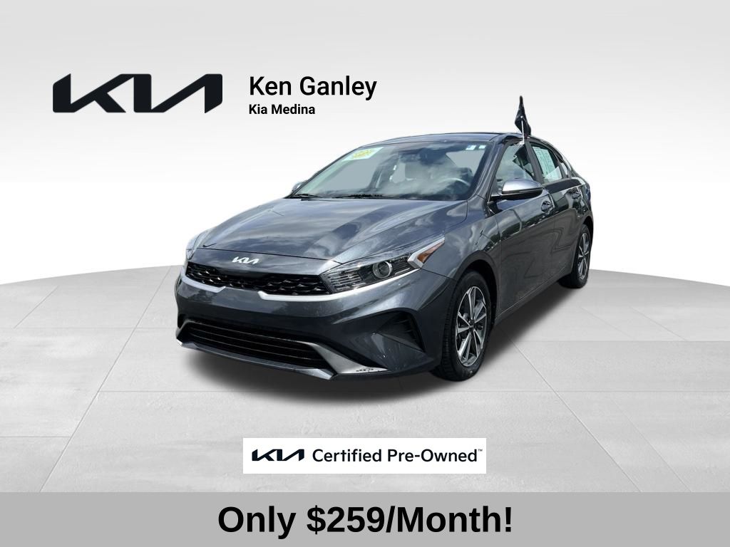 Gravity Gray 2023 Kia Forte LXS FWD Sedan Front-Wheel Drive Continuously Variable Transmission