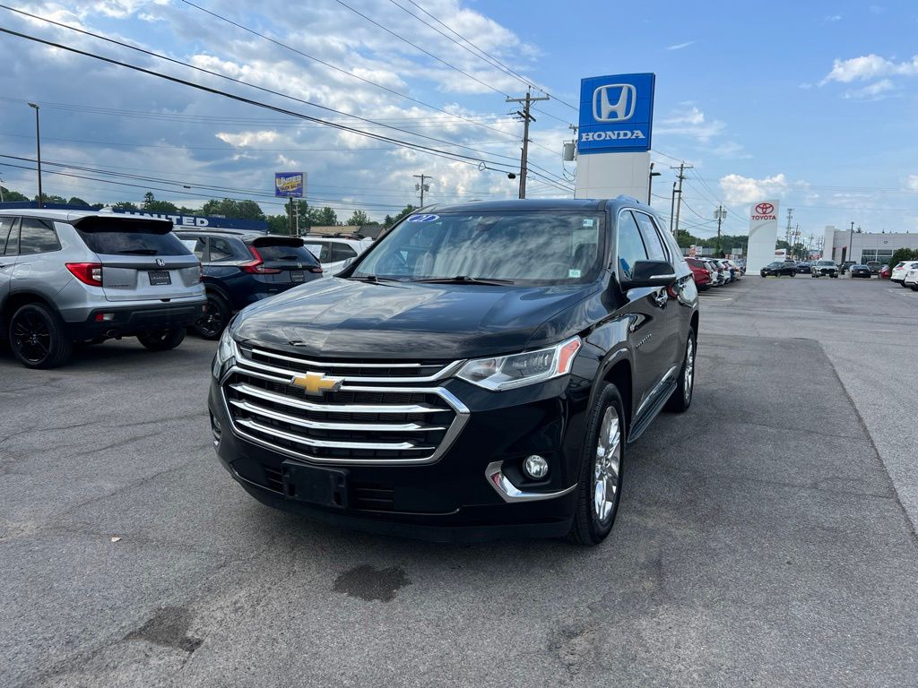Mosaic Black Metallic 2021 Chevrolet Traverse SUV / Crossover Four-Wheel Drive 9-Speed Automatic