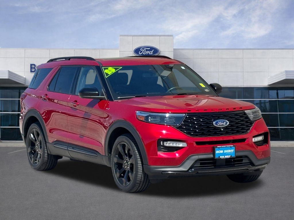Used 2023 Ford Explorer ST-LINE with VIN 1FMSK8KH1PGA99431 for sale in Kansas City