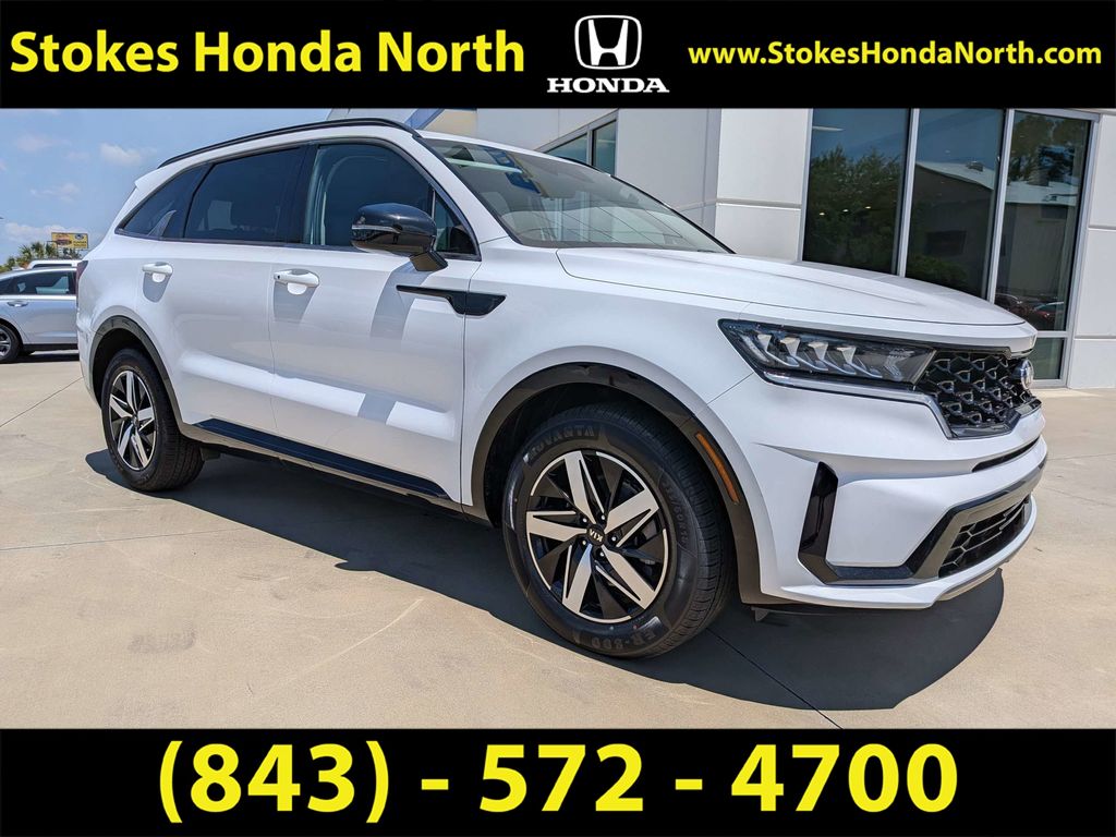 2021 Kia Sorento S White at Stokes Mazda