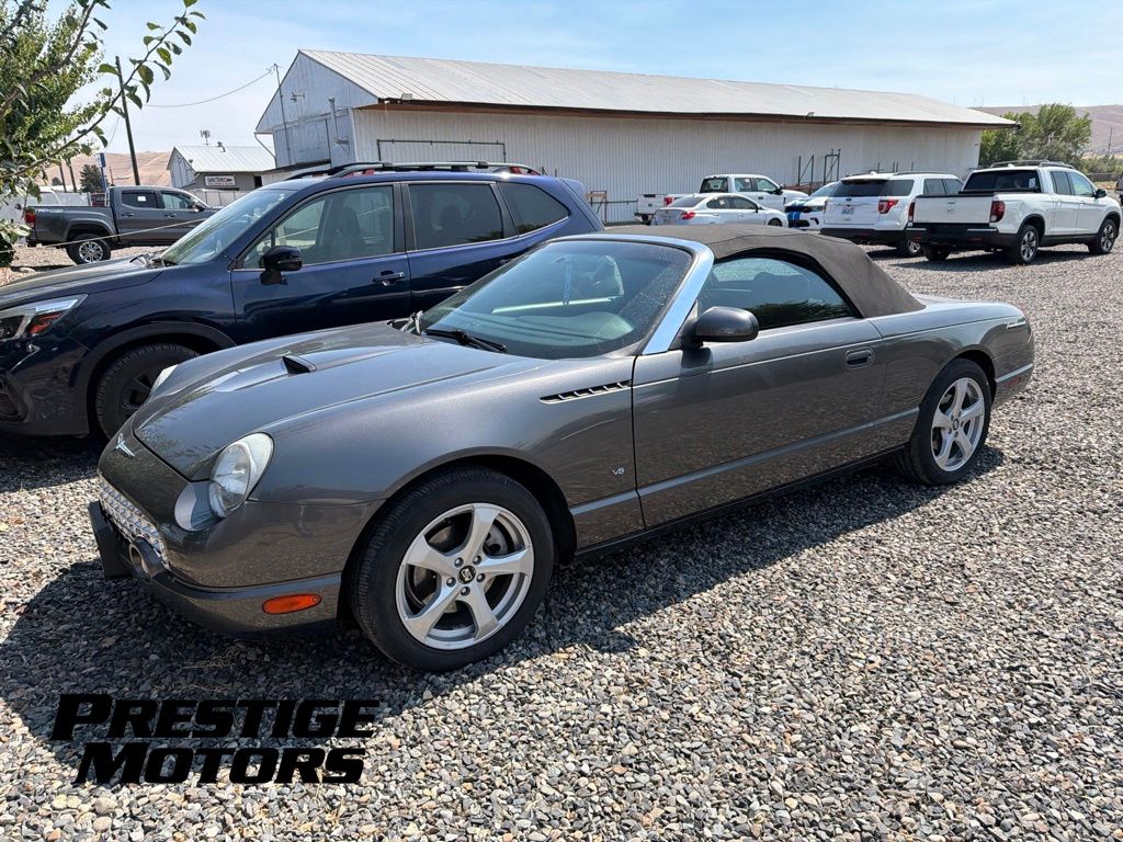 Mountain Shadow Gray 2003 Ford Thunderbird Convertible Rear-Wheel Drive 5-Speed Automatic