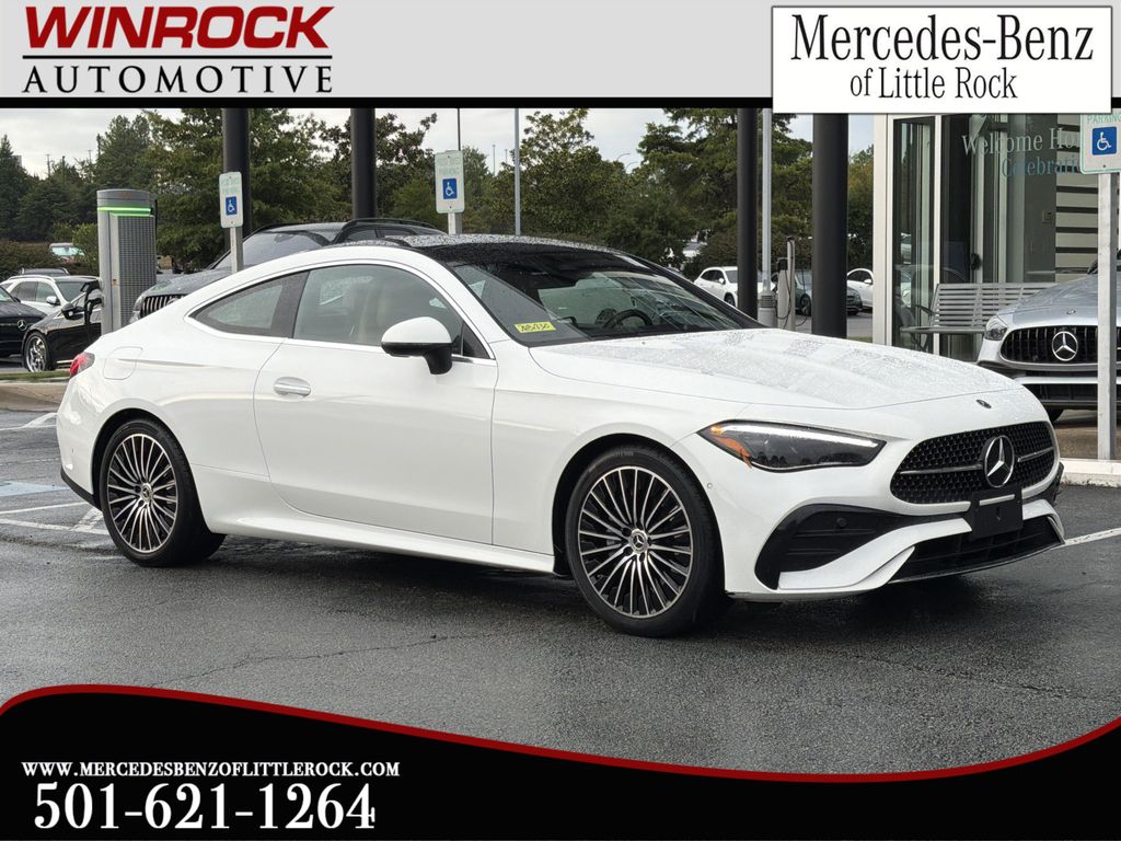 Polar White 2025 Mercedes-Benz CLE Coupe All-Wheel Drive 9-Speed Automatic