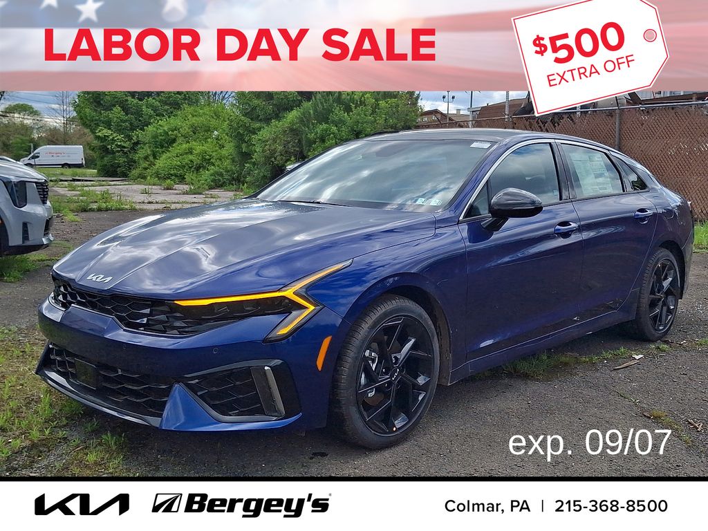 Yacht Blue 2026 Kia K5 Sedan Front-Wheel Drive 8-Speed Automatic