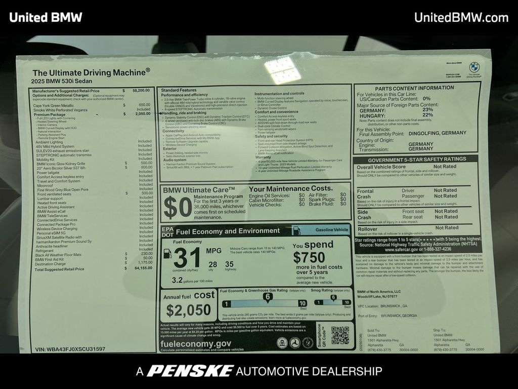 2025 BMW 5 Series 530i 23