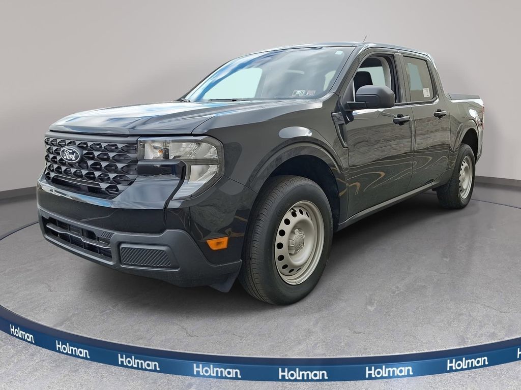 Shadow Black 2025 Ford Maverick XL SuperCrew AWD Pickup Truck All-Wheel Drive Continuously Variable Transmission