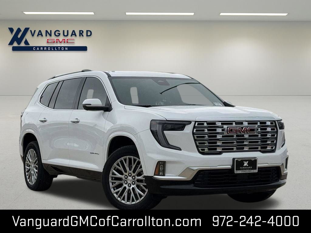 Summit White 2026 GMC Acadia SUV / Crossover Four-Wheel Drive 8-Speed Automatic