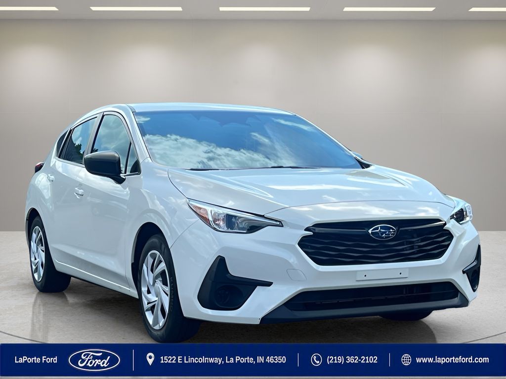 Crystal White Pearl 2024 Subaru Impreza Wagon All-Wheel Drive Continuously Variable Transmission