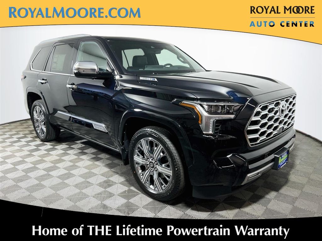Midnight Black Metallic 2026 Toyota Sequoia SUV / Crossover Four-Wheel Drive Automatic
