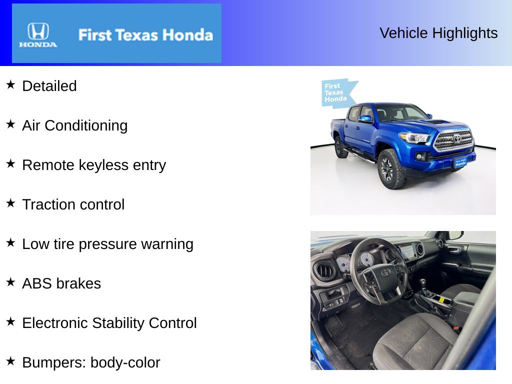 Used Car 2017 Toyota Tacoma  For Sale Under $25,000 In Austin, Texas