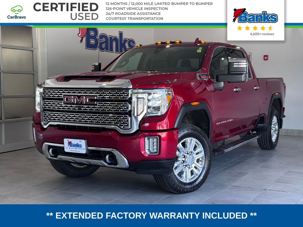 Cayenne Red Tintcoat 2021 GMC Sierra 2500HD Pickup Truck Four-Wheel Drive Automatic
