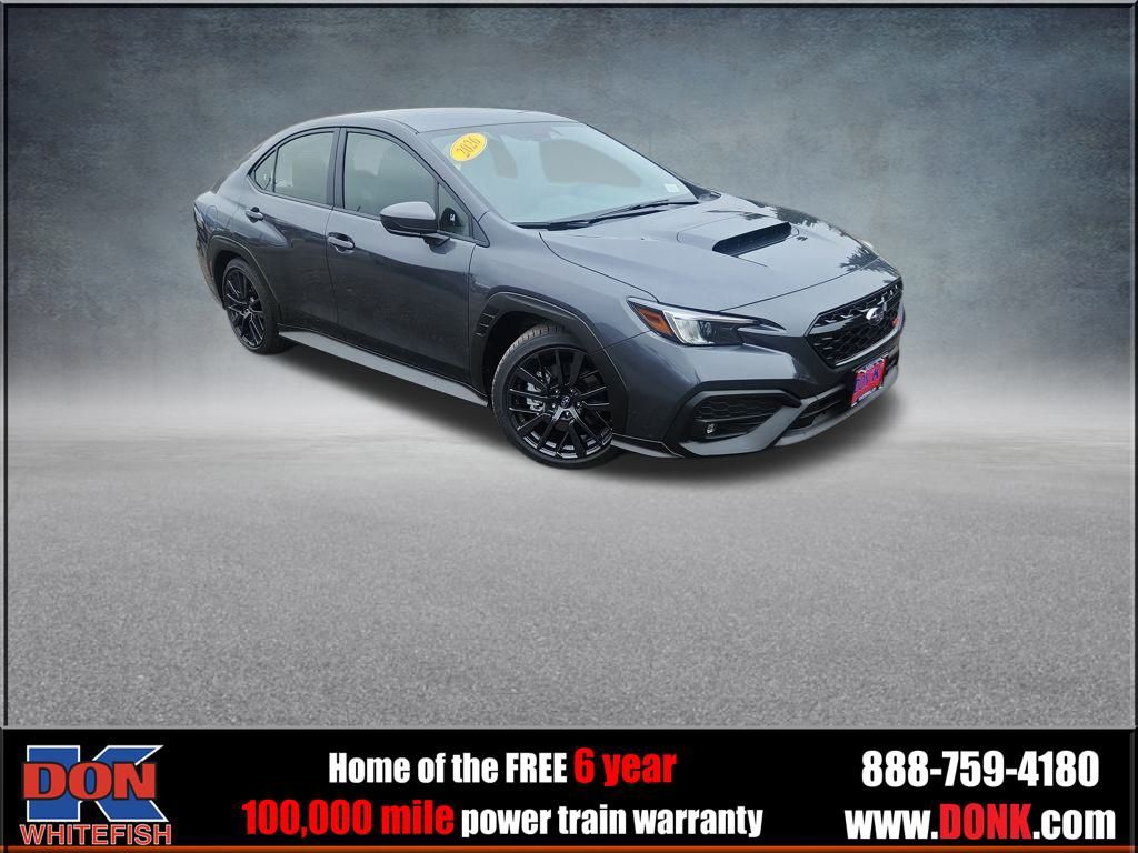 Crystal Black Silica 2025 Subaru WRX Premium AWD Sedan All-Wheel Drive Continuously Variable Transmission