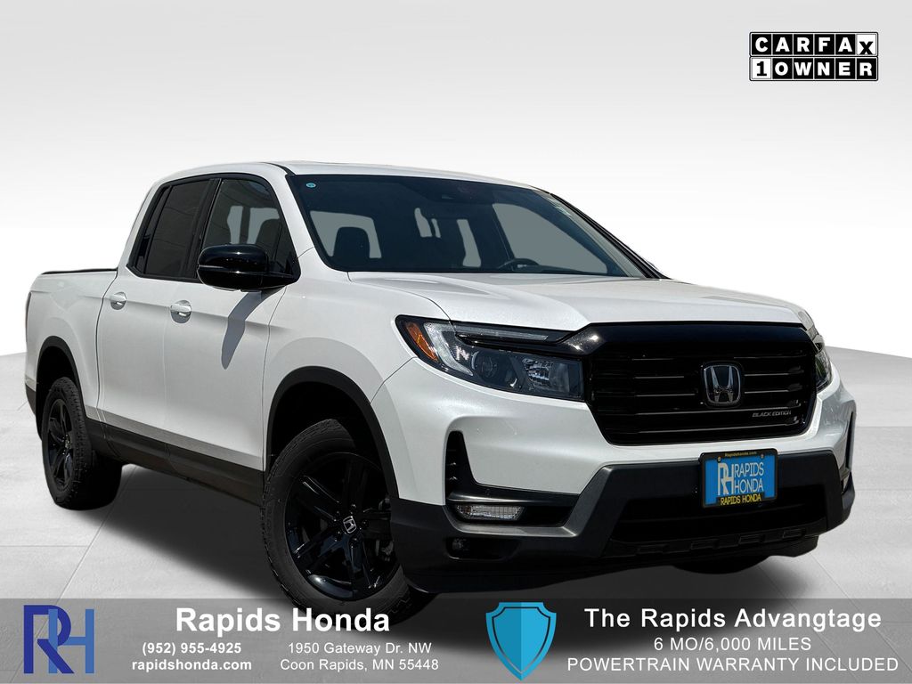Platinum White Pearl 2023 Honda Ridgeline Pickup Truck All-Wheel Drive 9-Speed Automatic