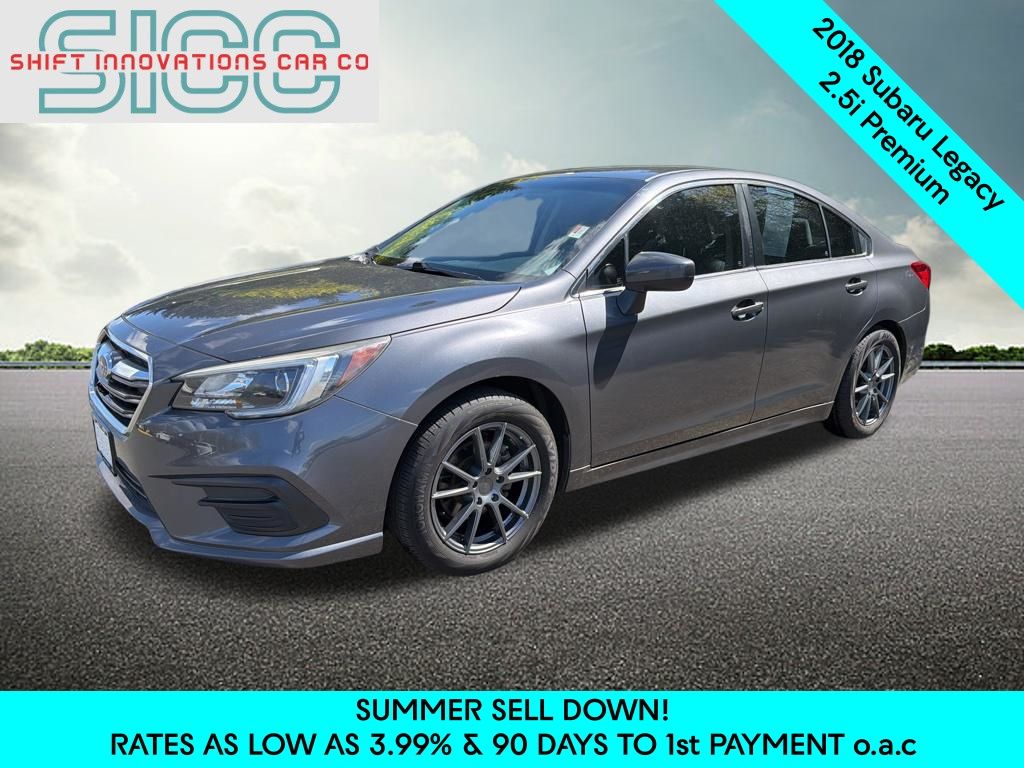 Magnetite Gray Metallic 2018 Subaru Legacy Sedan All-Wheel Drive 6-Speed CVT
