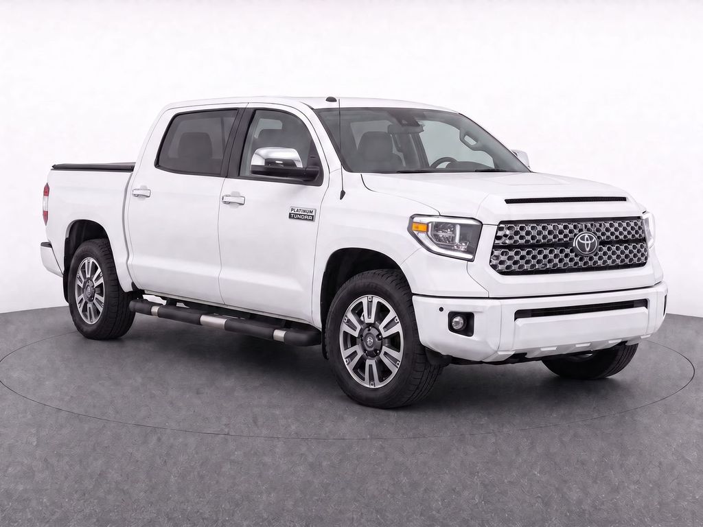 Super White 2019 Toyota Tundra Pickup Truck Four-Wheel Drive 6-Speed Automatic