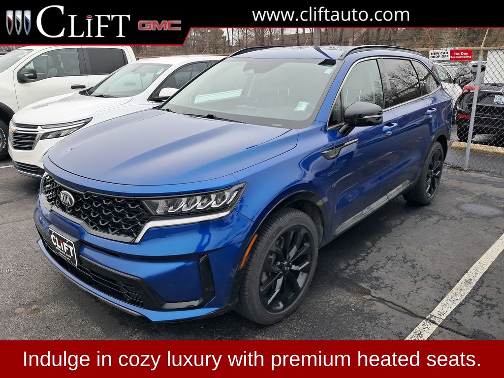 Sapphire Blue 2021 Kia Sorento S FWD SUV / Crossover Front-Wheel Drive 8-Speed Automatic