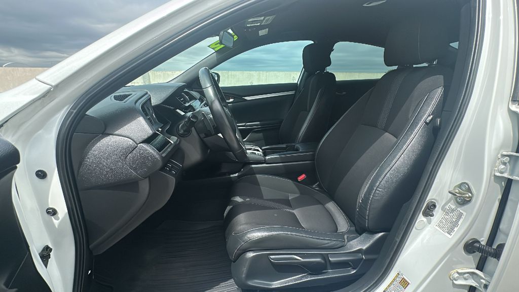 2019 Honda Civic Sport White at Joe Myers Mazda Kia