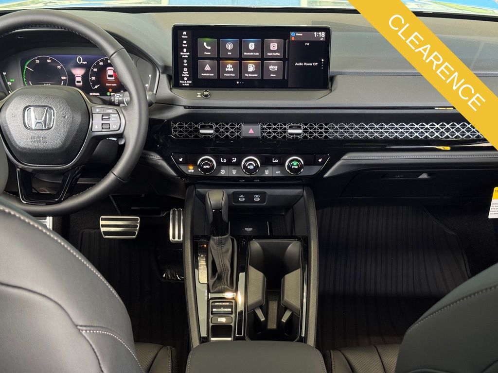 2025 Honda Accord Hybrid Sport-L Silver at Classic Honda Galveston