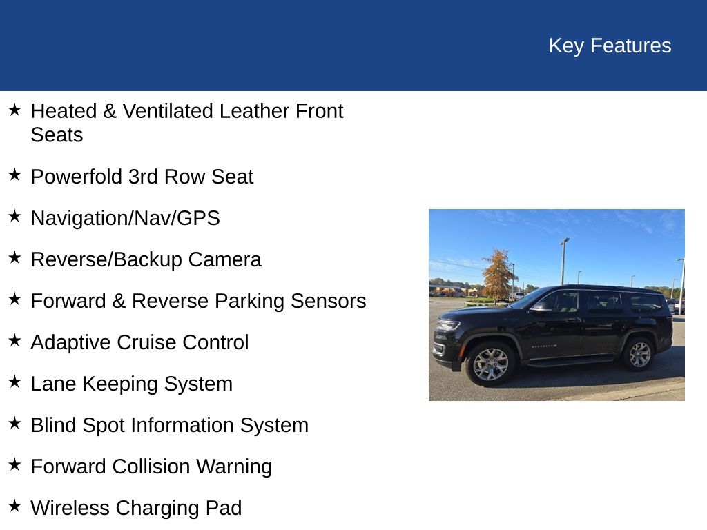 2022 Jeep Wagoneer Series II 4x2