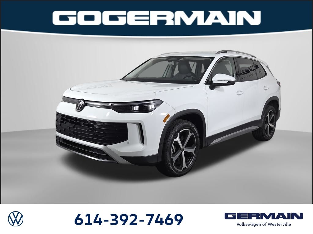 Pure White 2026 Volkswagen Tiguan SUV / Crossover All-Wheel Drive 8-Speed Automatic